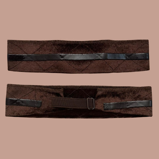 Adjustable Silicone Grip Band -Dark Brown